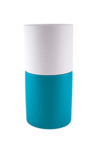 Syndicate Home & Garden 4 in. W Abaco Blue Ceramic Stacked Herb Garden