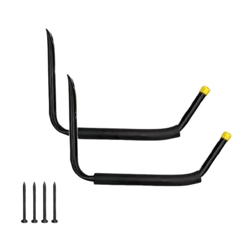 SOFXnng Surfboard Wall Mount Rack Kayak Storage Rack Portable Multipurpose Utility Hanger Garage Kayak Storage Hook for Surfboard for Indoor Outdoor(Yellow)