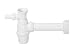 Produktbild Wirquin 31230103 Verstellbares Siphon für 1 Spülbecken mit Waschmaschinen- und Wandanschluss