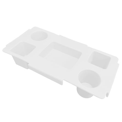 Porte-Gobelet avec Plateau Anti-Renversement pour Table de Jardin et Balcon