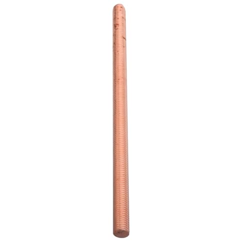 Tige filetée en cuivre rouge M10 x 200 mm pour bricolage et industrie