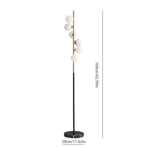Lampe Luod liseuse haricot magique et lampadaire simple de salon en boule de verre - 3