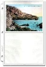 Fabrique Postcard Collecting Album, Spring Green, 8 1/2 x 11" Post Bound Album