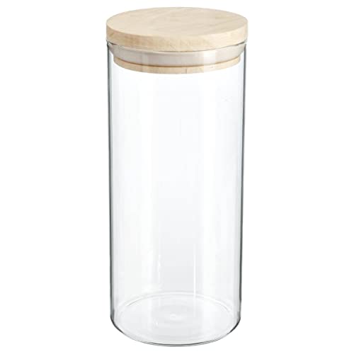 5five - bocal verre couvercle bois hermet 1.3l