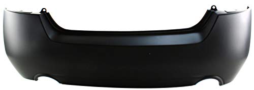 Evan Fischer Bumper Cover Compatible with 2007-2012 Nissan Altima, Sedan Rear With dual exhaust cut outs Primed NI1100248