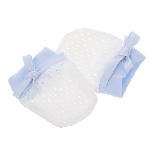 1Pair No Scratch Mittens for Newborns Ice Gloves Breathable Mesh Design Soft Comfort for Safety Unisex Scratch Sleeves Months