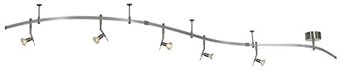 George Kovacs P4035-084, 5 Light Monorail Kit, Brushed Nickel