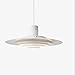 Produktbild SSNCcNC Weiß, Nordic Kreative P376 Pendelleuchte Dänisch Designer Pendellampe Modern Aluminium Hängeleuchte E27 Hängelampe Wohnzimmer Restaurant Arbeitszimmer Studie Bar ø47.5cm