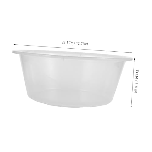 Balde transparente portátil para remojo de pies miniatura 2