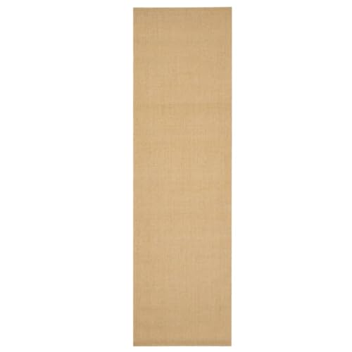 Genérico Alfombra de sisal Natural 100x350 cm,Casa y jardín,Decoración,Alfombras,Marrón,8.6 kg,136315