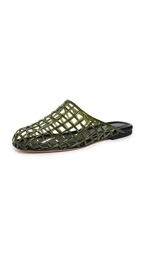Vince Women's Barcelona Jelly Sandals, Chive, Green, 8 Medium US