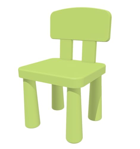 supuzz Toddler Chair -PP Plastic Chair Ages 1-3 | Non-Slip Kids Chair for Activity Centers & Mealtime | Green