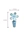 Flycheers Flower Bottle Stoppers,Wine Stoppers, Silicone Bottle Stopper Sun flower Shape Wine Plug for Champagne, Beverage, Beer, Wine Stoppers (4 piece)