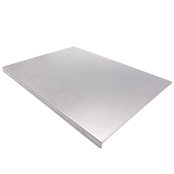 VITACUT Tagliere in Acciaio Antiscivolo, Tagliere in Acciaio Inox Alimentare 30 x 30 cm, Lavabile in Lavastoviglie, Resistente agli Odori, per Carne, Verdure e Pane