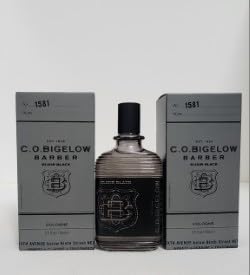 3 x Elixir Black Cologne 1581 by Bigelow Barber each 2 5 fl oz 75 mL for men