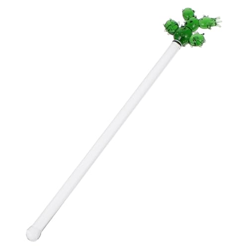 TOGEVAL Agitador de Cóctel Cactus con Mango Mezclador para Bar y Bebidas Varilla para Jugos y Cócteles Decorativo y Funcional para Cafeterías y Hogar