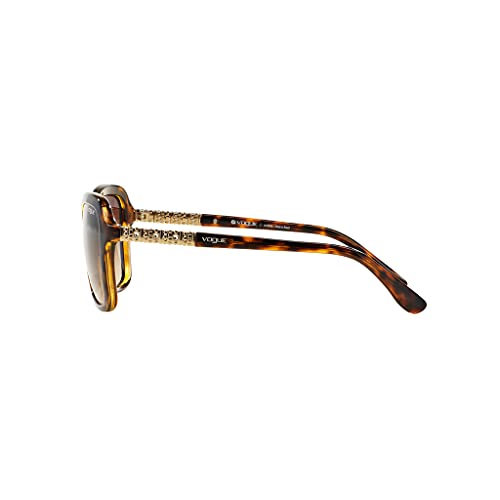Vogue VO5021BL W65613 Tartaruga Havana Lente Marrom Degradê Tam 57