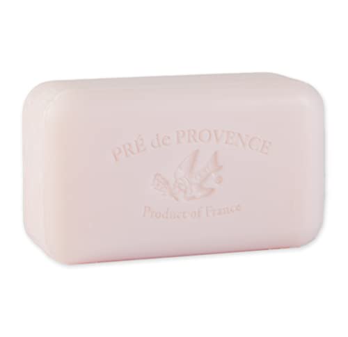 Image of Pre de Provence Artisanal Soap Bar, Natural French Skincare, Enriched with Organic Shea Butter, Quad Milled for Rich, Smooth & Moisturizing Lather, Lily of the Valley, 5.3 Ounce