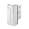 Prime-Line U 10827 Door Reinforcement Lock – Add Extra, High Security to your Home and Prevent Unauthorized Entry – 3 In. Stop, Aluminum Construction, Satin Nickel (Single Pack)