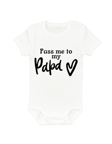 Generic Pass me to My Gigi - Papa, Baby Bodysuit,White