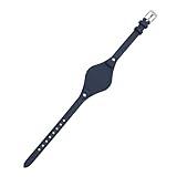 NASUNJIA Correa De Reloj De Cuero Genuino De 8 Mm, Tamaño Pequeño, Compatible Con Fossil ES4119, ES4176, ES3262 Y 3077.(Dark blue,8mm gold clasp)