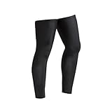 Elyebxj Sport Compression Leg Sleeve 1Pair XL, Cycling Running Basketball Outdoor Protection Leg Sleeve Cover, Sport