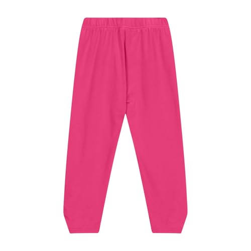 Girls Ruffle H𝐞m 𝐂apris Leggings Soft 3/4 Length Leggings High Waist Cropped Trousers Stretchy Cutout Pants4