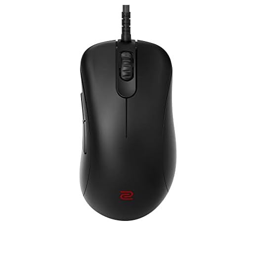 ZOWIE BenQ EC2-C Ergonomic Gaming Mouse | Professional Esports Performance | Lighter Weight | Driverless | Paracord Cable | 24-Step Scroll Wheel | Matte Black | Medium Size