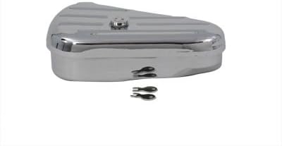 V-Twin 50-0605 Replica Left Side Chrome Oval Tool Box