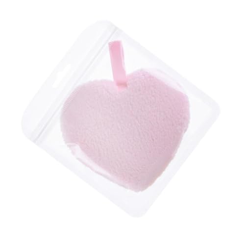 HONITANO 3 piezas Unidades Almohadillas Desmaquillantes Forma de Rosa Reutilizables y Suaves para Limpieza Facial y Maquillaje