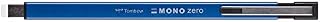 Tombow MONO Zero Metal Square Tip Precision Eraser - Blue