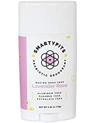 SmartyPits - Natural/Aluminum Free Prebiotic Deodorant (Baking Soda Free) (Lavender Rose)