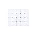 kaiheng 25mm Acrylic Dice with Smoothed Surface Six Sided Dice with Rounded Corner Blank White Dice Cubes for Board Games, DIY Sticker, Math Counting Teaching, Party Fun 20PCS