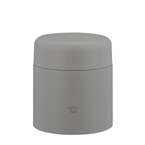 Image of Zojiri SW-LA30-HM Soup Jar, 10.1 fl oz (300 ml), Soup Bowl Size, Delicious Hot & Cold Retention, Dishwasher Safe, Easy to Clean, Seamless Lunch, Wide Mouth, Cloud Gray