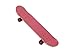 Shop4Omni Complete Full Size Maple Skateboard w Premium Wheels & Matching Grip Tape (Red)