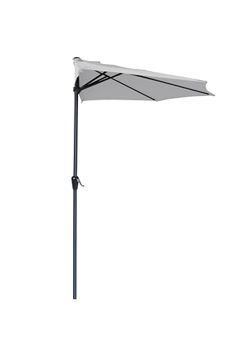 Ombrellone Parete Mezzaluna 2,7X2,3M In Alluminio E Poliestere - 2