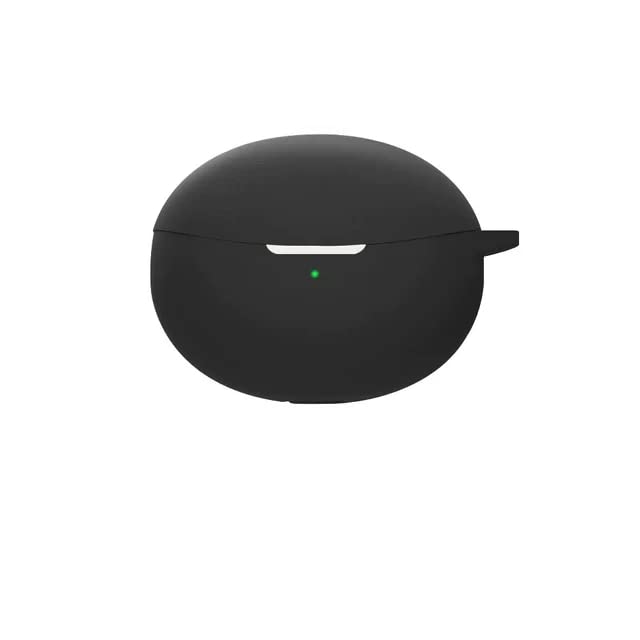 Image of Soft Silicone Protective Cover Case Compatible with Oppo Enco Air2 Pro (Black)