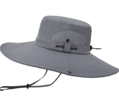 Chalier Cozy Sonnenhut für Herren Damen Breite Krempe UV Schutz Faltbar Sommer Hut Safari Outdoor Sonnenschutz Hut Männer Gartenhut Fischerhut Belüftung Wanderhut Buschhut Cover