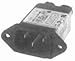 TE CONNECTIVITY / CORCOM 10EH4 RFI POWER LINE FILTER, 10A, 5UA