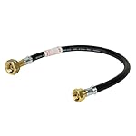 Hamilton Gas Products Butane Nut Pigtail Hose With Nrv Excess Flow Safety Valve 05m 20 Connecting Motorhome Or Caravan To Bulkhead Gas Cylinder Or Changeover Easy Fitting