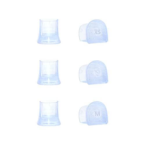 Protector de Tacón Alto,Protectores Zapatos de Mujer Tacos Tapones,Tacón de Aguja Cubre Tapones,Tacos para Tacones,Tacón Alto Tapón,para Uso Diario Boda Ocasiones Formales,3 Pares,Transparente Cover