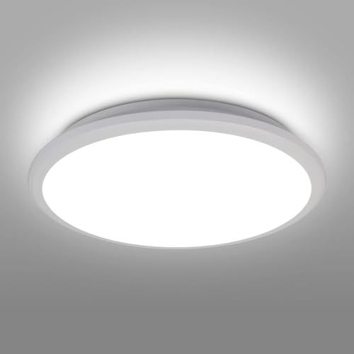 Image of LED Ceiling Light, 36W Bathroom Lights Ceiling Waterproof IP54, 6500K Cool White,Bright Round LED Flush Mount Ceiling Light Fixture for Bedroom, Kitchen, Living Room,Hallway, Corridor, Balcony Ø30CM