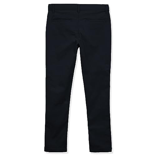 Image of Girls 4-20 Stretch Fabric Adjustable Waist Skinny School Pant