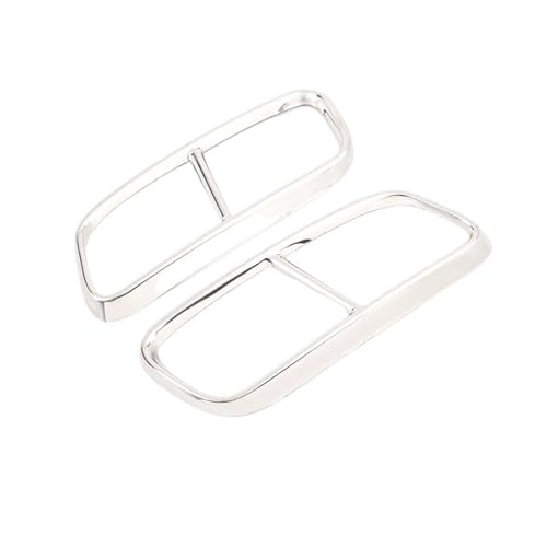 Cache echappement Audi Q7 2016-2019 de couleur silver en acier durable