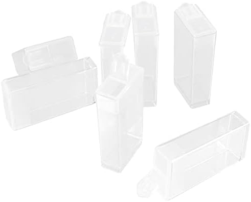 MANCHAP 2 Pack 64 Grids Diamond Painting Storage Boxes, Diamond Embroidery Box, Diamond Art Storage Boxes with Containers for Jewelry, Beads, Craft, Nail Art, Clear