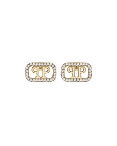 Philipp Plein boucles d'oreilles femme acier inoxydable plaqué or