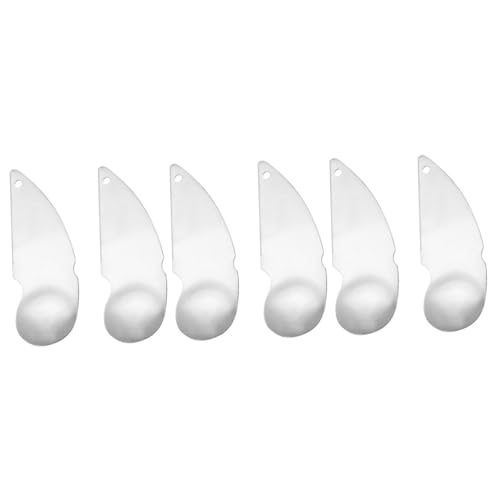 Garneck Lot De 3 Cuillères Éplucheurs Ustensiles De Cuisine Trancheuses en Acier Inoxydable Coupe-Avocat Multifonction pour Fruits 2 Pièces X 3