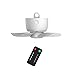 Wentylator 5V Czas zdalnego sterowania Usb. Wentylator sufitowy Cooler 4 prędkość wentylatora do łóżka Camping Dla dzieci Home Office Travel Sports Outdoor (Color : White)