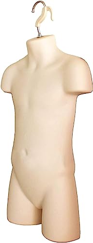 Displaytown 135F 1 Set Of Flesh Child Torso Hollow Back Plastic Injection Hanging Form Mannequin & Hanging Hook thumb #1