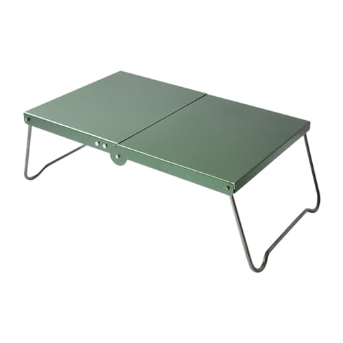 Durabble Mesa plegable, capacidad de sujeción de 150 libras, mesa plegable multiusos ajustable para exteriores, mesa plegable para espacios pequeños, mesa de playa plegable para interiores y